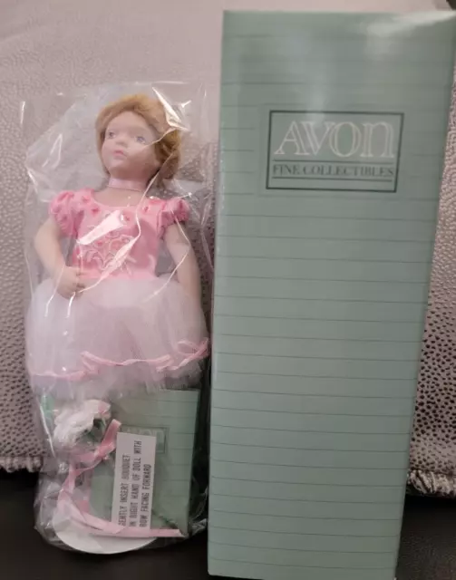 Vintage Avon 1991 Childhood Dreams Porcelain Doll Collection: "Ballet Recital"