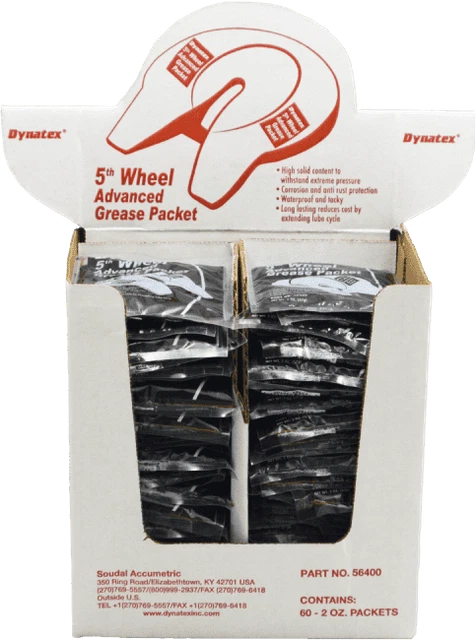 Dynatex 5th Wheel Grease Display Box Includes 120 Packets 2 Boxes | 56400