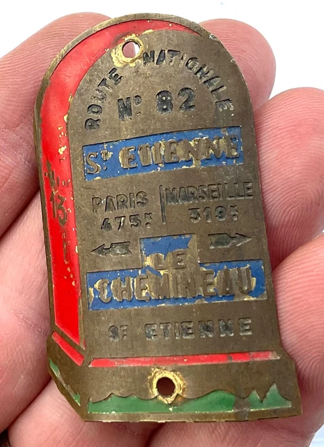 ANCIENNE PLAQUE DE poteau caténaire Danger de mort EUR 20,00 - FR