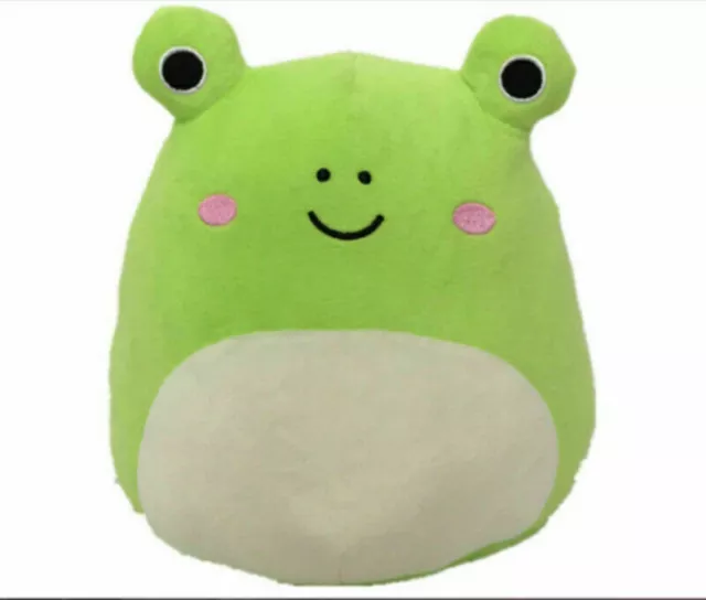 SQUISHMALLOWS 12 WENDY the Green Frog with Plaid Scarf Plush Toy **BRAND  NEW** £21.99 - PicClick UK