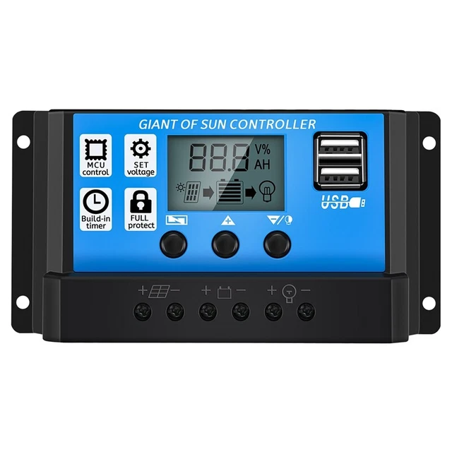 Kit Panneau Solaire 180W Chargeur 12V avec ContrôLeur pour Caravane RV X1I1I1