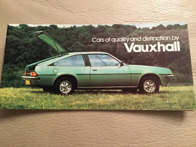 Vauxhall Car Brochure - January 1979