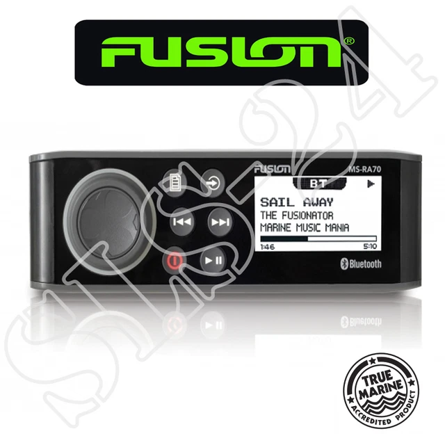 FUSION MARINE MSRA70 VHF AM/FM DAB+ Bluetooth Tuner Radio Waterproof