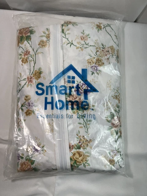 Smart Home Essentials Living 6 PC Hanging Floral Garment bags Cover New open bag