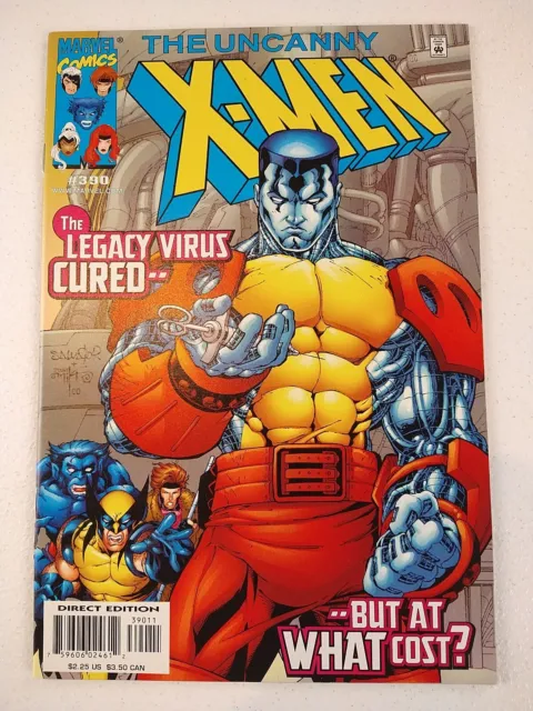 The Uncanny X-Men #390 "Death" Of Colossus (2001 Marvel Comics)