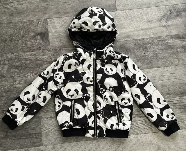 DOLCE&GABBANA little kids unisex girls boys panda jacket puffer Sz 6 years