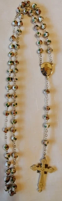 Rosario de cuentas esmaltadas del Museo Vaticano Italiano edición 5 décadas 21