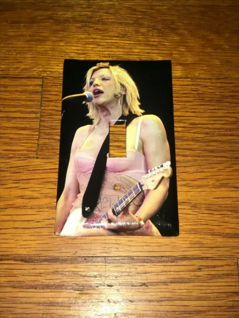 COURTNEY LOVE of Hole GRUNGE ROCK LEGEND Light Switch Cover Plate A