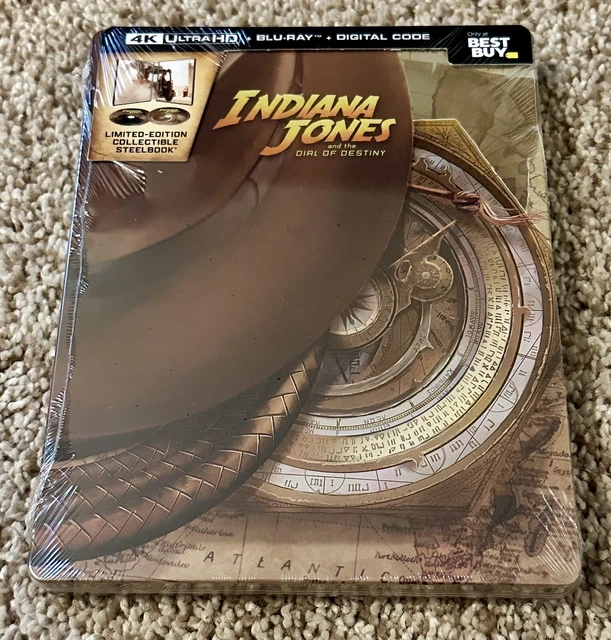 INDIANA JONES AND the Dial of Destiny 4K Steelbook (4K UHD+Blu-ray