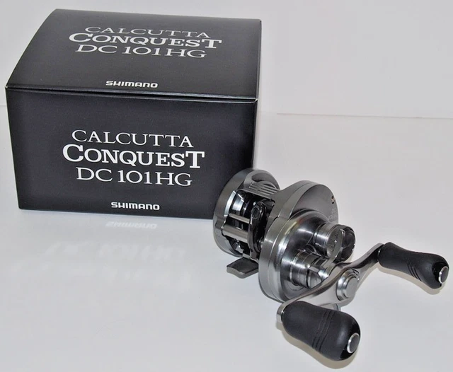 リール Shimano Calcutta Conquest DC 101HG LEFT Shimano : Calcutta Conquest DC 101HG, Left Hand, Round bait