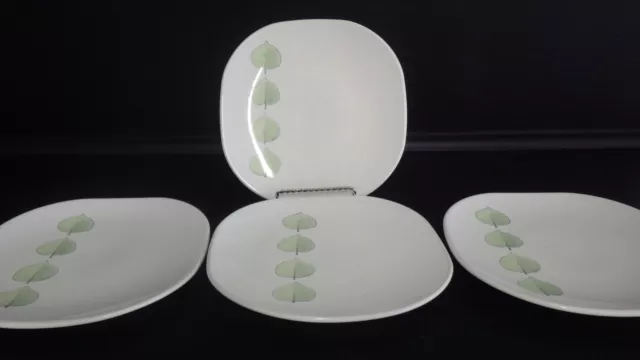 PFALTZGRAFF Aspen Square Salad Plates 9" x 9" made in USA Excellent condition