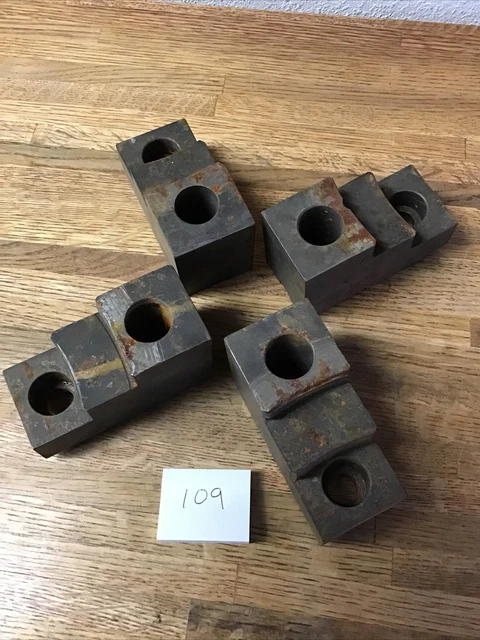 Cushman ???  B56680 Lathe Chuck Top Jaws  Lot Of 4