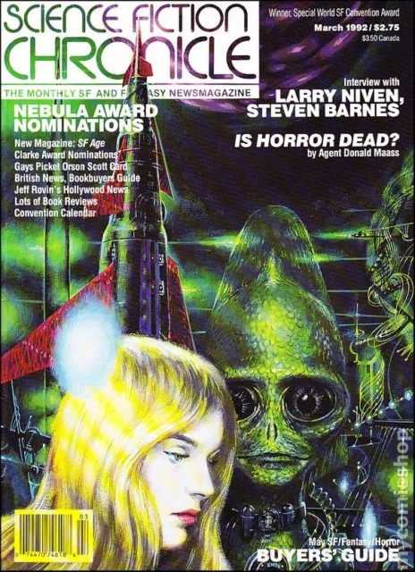 Science Fiction Chronicle #149 VF- 7.5 1992 Stock Image