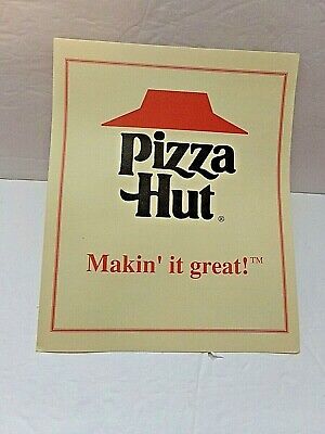 Vintage Pizza Hut Gulf Beaches Summer Menu From 1996 New Old Stock