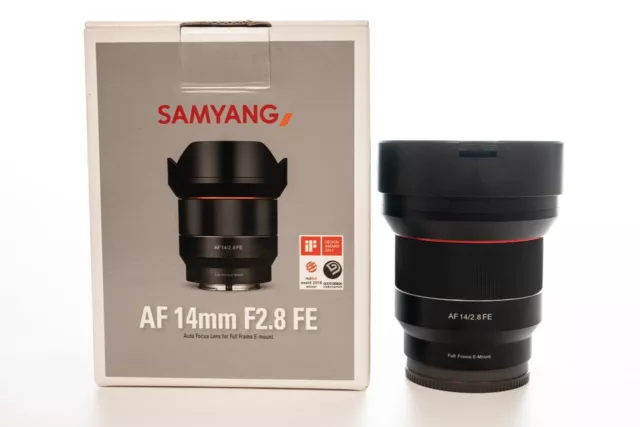 Objetivo Samyang 14mm f2,8 AF para Sony FE