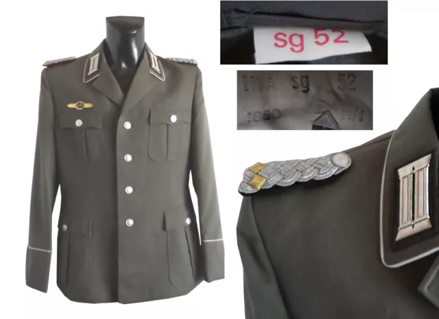 DDR NVA Uniform Jacke Offizier sg52 Oberstleutnant KfZ East german army jacket