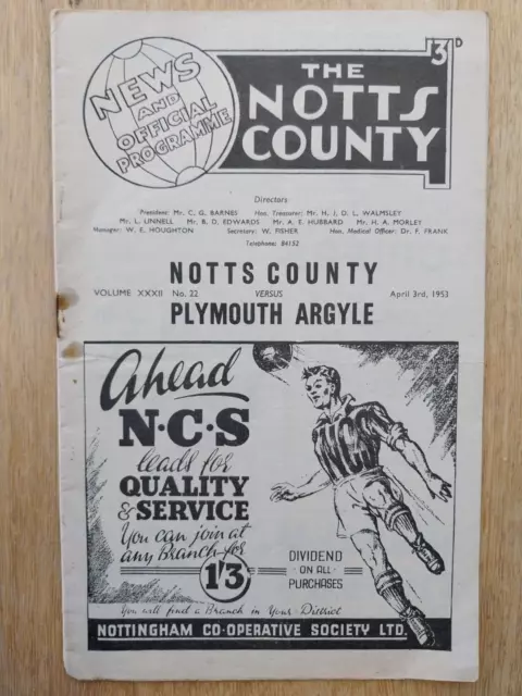 Notts Co. V. Plymouth - 3.4.53