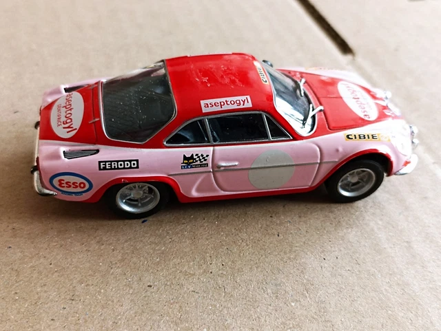 Alpine Renault A110 1600S Rally neige et glace Eligor Team Aseptogyl 1971 1/43