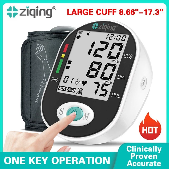 ZIQING AUTOMATIC UPPER Arm Blood Pressure Monitor Machine Meter Extra