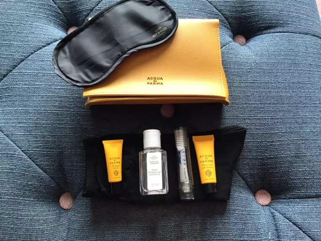 ***BRAND NEW*** ETIHAD Business Class Acqua Di Parma Amenity Kit Pouch - Orange