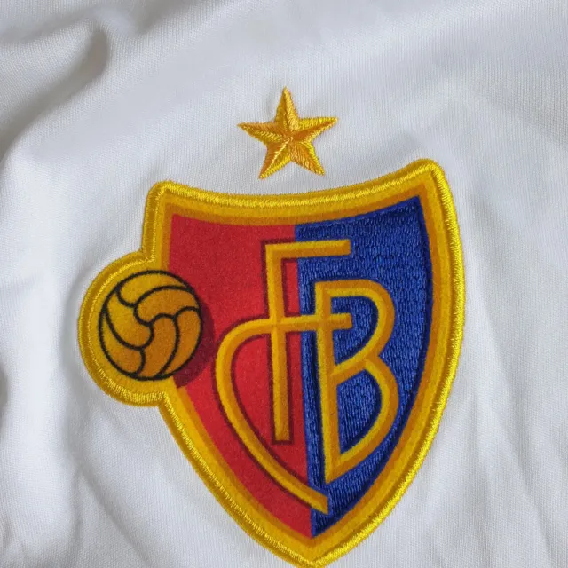 Basel 1893 away 2014 football shirt Size XXL Adidas Swiss White jersey