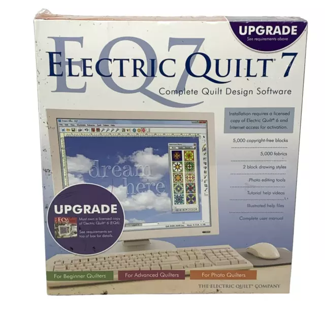 NUEVO Edredón Eléctrico 7 Actualización Diseño PC Windows Software SELLADO EQ7 Elaboración en el Hogar