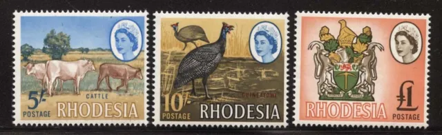 Rhodesia 1966 Elizabeth Definitive set Sc# 223-36 NH