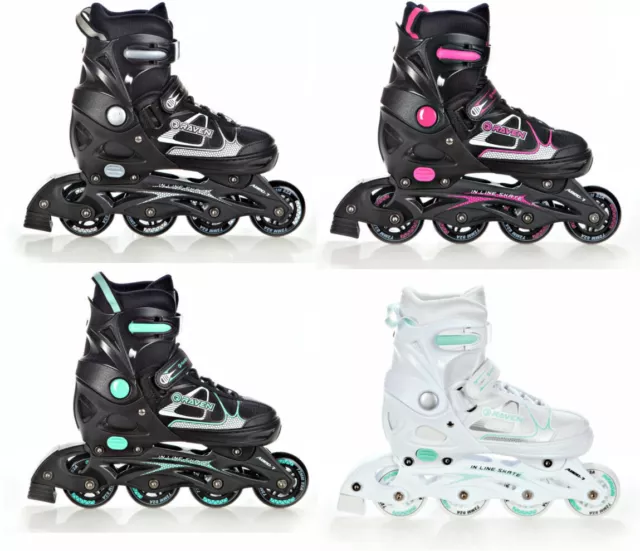 Inlineskates Inliner Raven Spirit 33-36, 37-40, 40-43 verstellbar - Neu!