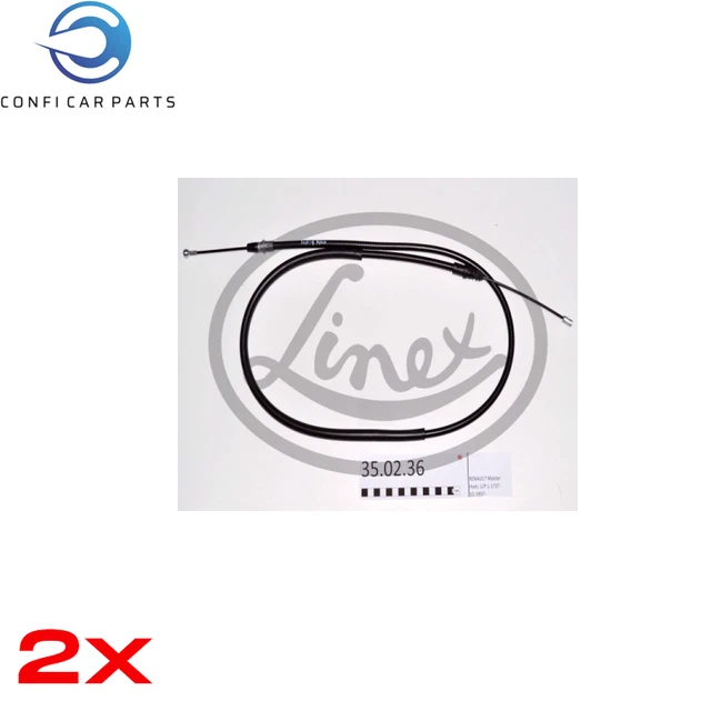 Handbremsseil Bremsseil Paar Hinten Linex 350236 2Pcs P F�R Opel Movano
