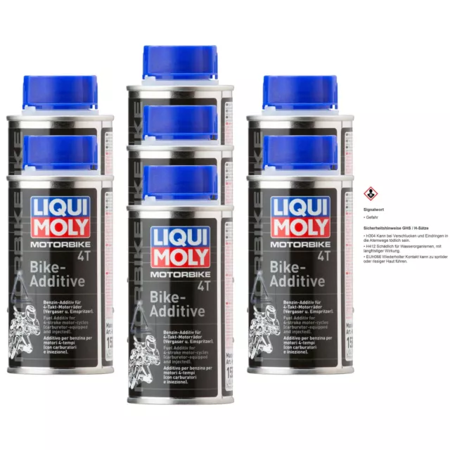 7x Liqui Moly 125ml Moto 4T Bike-Additive Benzin-Additiv pour 4-Takt