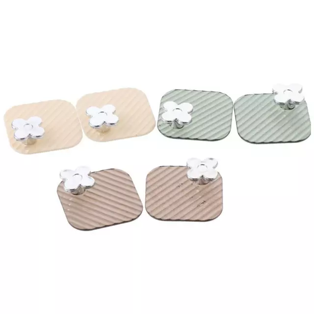 8 Pcs Mixed Color Coat and Towel Hooks Acrylic Sticky Hooks  Bathroom