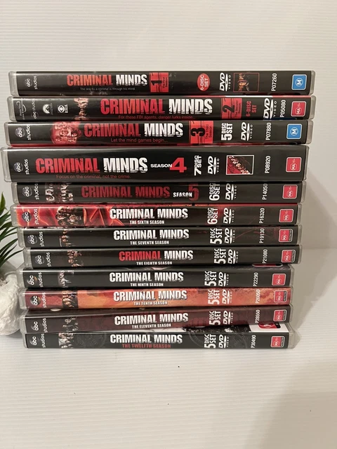 Criminal Minds: Seasons 1-12) DVD, 2012, Region 4 PAL AU