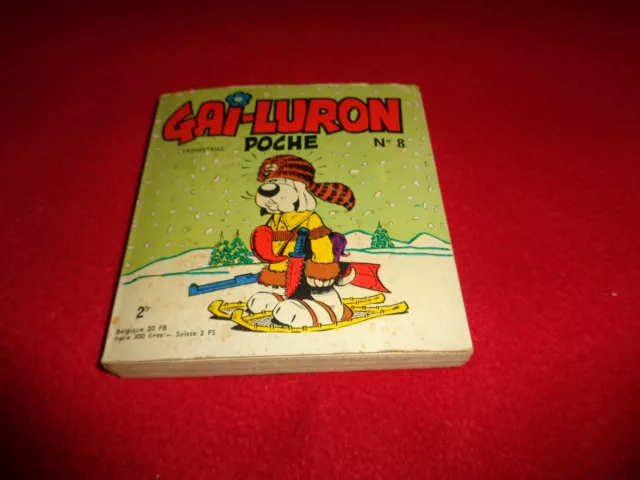 Bd Gai-Luron Poche N°8 / Gotlib / Vaillant Eo 1968 /Pm