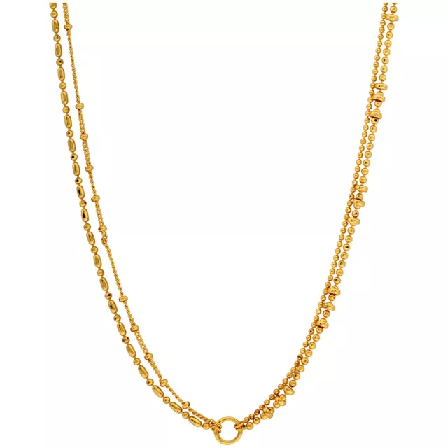 Gorjana Paso 4 Strand Versatile Necklace In Gold 1810106G