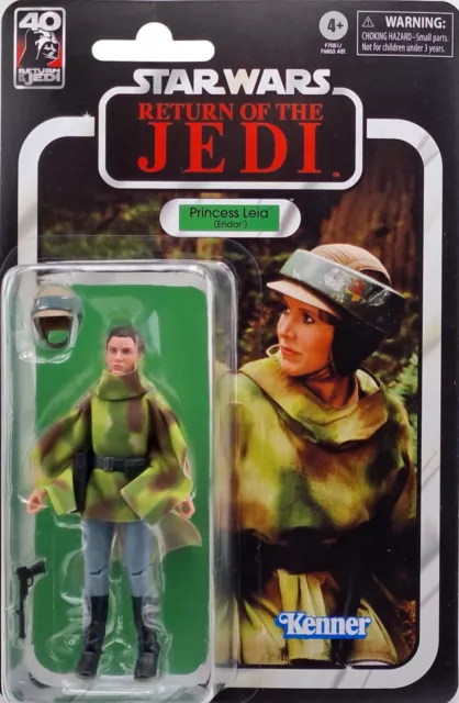 Princess Leia Endor "Return Of The Jedi" Star Wars The Black Series 6"  Hasbro