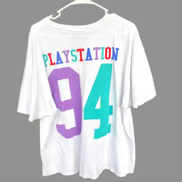 Playstation Shirt Womens 2X XXL Ripple Junction Double Sided
