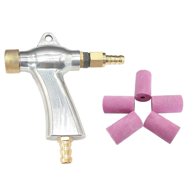 Kit strumenti sabbia resistente ed ergonomico con ugelli in ceramica regolabili