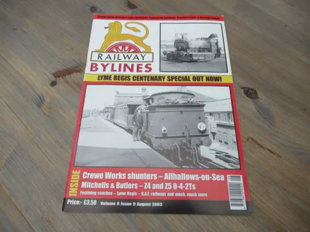 Railway Bylines Volume 8 Issue 9, August 2003, complete and clean, UK post free