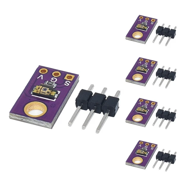 5Pcs TEMT6000 Light Sensor Professional TEMT6000 Light Sensor Module for S8L9