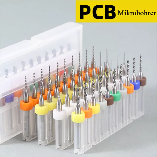 PCB Hartmetall Bohrer Platinenbohrer Micro Gravur Bohrer Set für Leiterplatte
