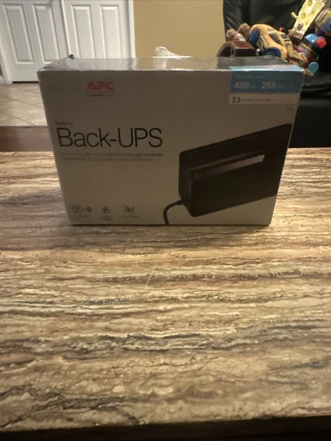 New APC UPS 450VA Battery Backup Surge Protector Power Supply 225 watts BN450M