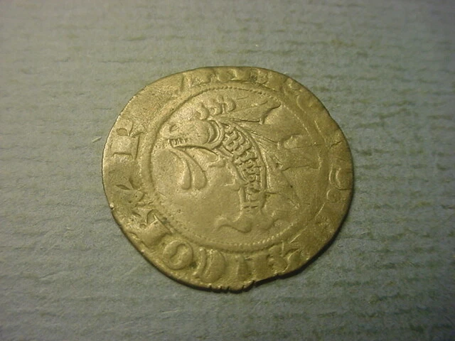 France Gros Charles V Roi Dauphin (1364-1380) #9258