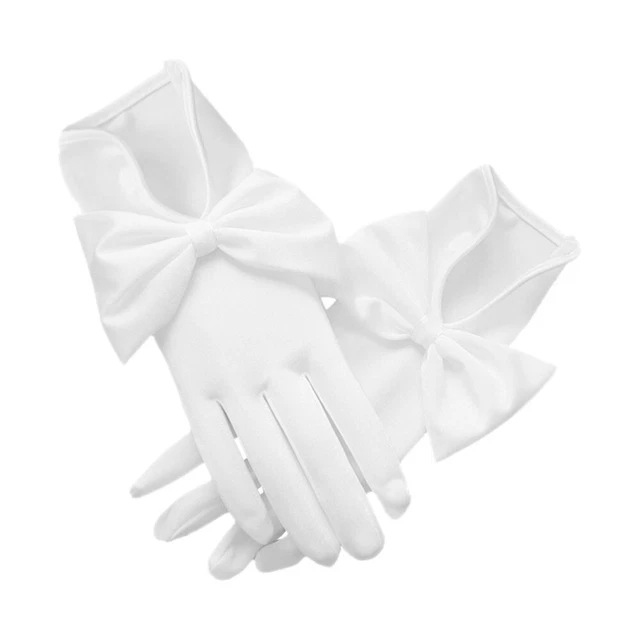SPOSA PIZZO GUANTI Per Matrimonio O Costume Festa 26.7cm Entrambi Mano