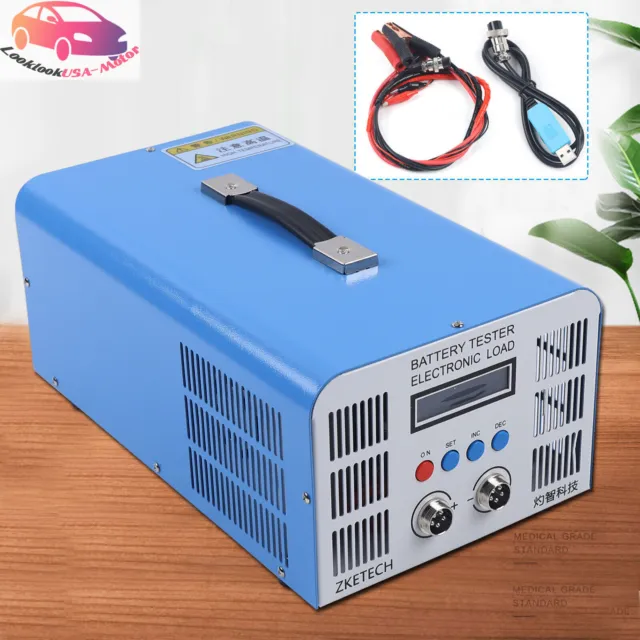 Electronic Load Battery Capacity Tester Charge/Discharge 40A 110V CC/CP 200W USA