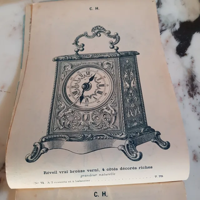 Catalogue Fabrique d'horlogerie Charles FOUR 1891 3