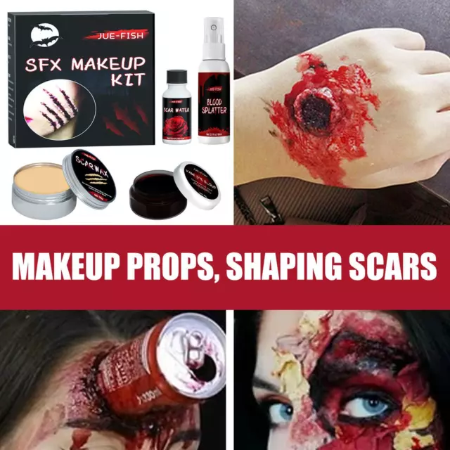 Makeup Kit Special Effects Makeup Kit For COSPLAY Set Halloween Theatrical Q2B9