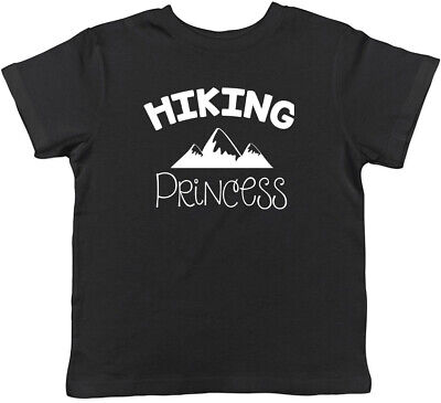 Hiking Princess Childrens Kids T-Shirt Boys Girls