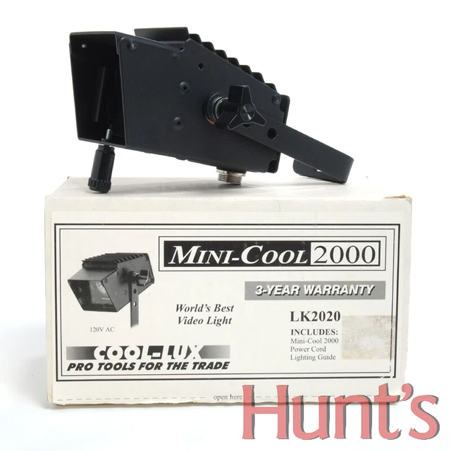 Cool-Lux Mini-Cool 2000 Ac 120V On-Camera Light​ Lk-2020 Without Lamp **New**
