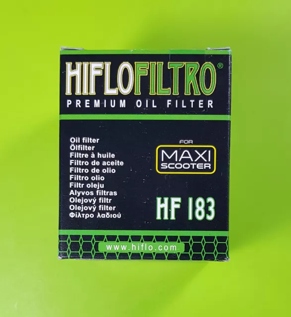 Ölfilter Hiflo HF183 Schwarz für Piaggio Fly 125 2011 LBMM57100