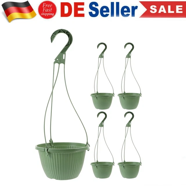 HTI-Living Blumentopf Blumenampel 2er Set Metall (Set, 2 St., 2 Blumenampeln In Verschiedenen Größen), Hängeampel Deckenhänger - Foto 13
